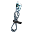 Miniatyrbild 2 av 8: Snabbladdningsdatakabel PD LED Digital Display USB-datakabel för bärbar dator surfplatta telefon 6,6 fot blå