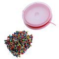 Miniatyrbilde 2 av 8: Beads String Kit Forbedre visuelle forskjellige farger Keramiske Wear Beads Leketøy for Amblyopia Training Small 0.03in