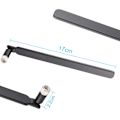 Miniatyrbillede 1 af 7: 3 stk. 5dBi Router Antenne SMA Han Antenne Maksimal Indgangseffekt 50W Vertikal Polarisering Hvid