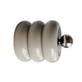 Miniatyrbillede 6 af 8: Nordisk stil Qtip-holder Dispenser Desktop Støvfri Bomuldspind Opbevaringsbeholder Donut Form Makeup Opbevaringsboks med låg Khaki 3 lag