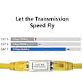 Pikkukuva 4 / 4: 5 kpl Cat6 A Ethernet-sovitinliitin Patch-kaapeli Rj45-sovitin Cat6 Lan-liitin Jatkojohto Lan-kaapeli Rj45-liitin