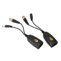 Miniatyrbillede 3 af 8: 1 par 5MP High Definition Video + Power Balun Transceiver Twisted Pair Transmitter