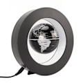 Miniatyrbilde 6 av 8: Magnetisk svevende globus innebygd LED-lys magnetisk svevende globus verdenskart ornament for kontorbord hjem AU-plugg 100‑240V