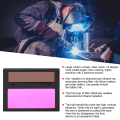 Miniatyrbild 8 av 8: Power automatisk avbländning svetshjälm lins Justerbar cover skydd lins