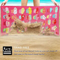 Miniatyrbillede 3 af 5: Oversized Mikrofiber Badehåndklæde til Stranden, Kvinder Mænd, Hurtigtørrende Håndklæde, Anti-Sand Badehåndklæde