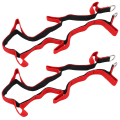 Miniatyrbilde 3 av 8: Vegg Tak Fiskestang Stativ Stropp Webbing Fiskestang Overhead Veggfeste Holder Organizer