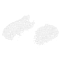 Pikkukuva 4 / 8: 4000 kpl akryylitimantteja, myrkyttömiä, hajuttomia, valkoisia, sekoitettuja 3/6/10 mm, DIY-koristeisiin, taiteeseen ja käsitöihin
