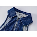 Miniatyrbillede 4 af 4: 2023 Ny Dame Ærmeløs Denim Jumpsuit - Sommer Mode Turisme Fritid L