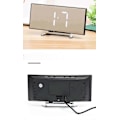 Miniatyrbild 3 av 3: Stor 7 LED-display Digital Väckarklocka för Sovrum - Dimmer, Snooze, 7 Nattlampa - USB-laddare, Batteribackup - Lätt att Ställa In - 12/24 Timmar