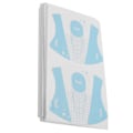 Miniatyrbillede 4 af 8: 100 stk. Nail Art Form Nail Extension Sticker Manicure Accessory UV Gel Form for WomenBlå