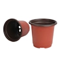 Miniatyrbilde 2 av 8: 100 STK Plante Blomsterpotter Plast Blomsterpotter Uteliv Hage Barnehage Frøplanter Pottebeholder