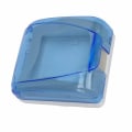 Miniatyrbild 2 av 8: Universal 86 Typ Socket Vattentät Box Transparent Wall Switch Protection Box för Badrum Blå