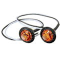 Miniatyrbilde 2 av 4: Vanntett 3/4\" Rund LED for Front-, Bak-, Side-, Bil- eller Lastebilmarkeringslys, 12V