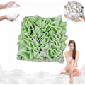 Miniatyrbild 1 av 5: 2-i-1 Bad Loofah Svamp grön