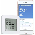 Miniatyrbild 1 av 4: Bluetooth Termometer Hygrometer, Mini Digital Termometer Hög Noggrannhet Digital Inomhus Hygrometer, Bluetooth Fuktighetstemperaturmätare för Hem O