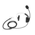 Miniatyrbild 1 av 7: Call Center Headset Mono Noise Canceling Dubbel 3,5 mm plugg Computer On Ear-hörlurar för onlinekurser Call Centers