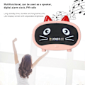 Miniatyrbillede 2 af 5: Multifunktionel Trådløs Vækkeur Bluetooth Højttaler (pink)