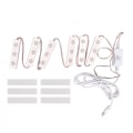 Miniatyrbilde 1 av 8: LED sminkespeil lys Justerbar lysstyrke USB plugg inn DIY speilstrip lyspære 6 strenger (18 stk lysbrikker)