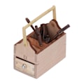 Miniatyrbillede 2 af 8: 1:12 Miniature Dukkehus Værktøj Høj Simulation Dukkehus Reparation Værktøjssæt til Børn Piger Drenge