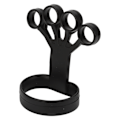 Pikkukuva 8 / 8: Finger Training Exerciser 4 Fingers Silicone Grip Vahvuussormiharjoittelija kalliokiipeilyyn Fitness Training Musta 5kg / 11lb