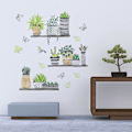 Miniatyrbild 2 av 5: Tropisk krukväxt Väggdekor för vardagsrum Kök Plantskola sovrum DIY väggdekoration