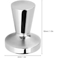 Miniatyrbild 5 av 5: Espressokaffetamper i rostfritt stål - 40 mm diameter, platt bas, påfyllningsbar & återanvändbar