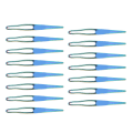 Miniatyrbild 5 av 8: 15 st Alloy Sisterlocks Åtdragningstillbehör Färgglada dreadlocks Interlocking Tool Styling Tool