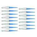 Miniatyrbillede 5 af 8: 15 stk Alloy Sisterlocks Stramningstilbehør Farverige Dreadlocks Interlocking Tool Styling Tool