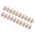Miniatyrbild 6 av 8: 20 uppsättningar D-ringar i läder för handväska D-ringar i äkta läder. Tillbehör för att tillverka handväskor för läder Crossbody-väska Craft Beige