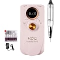 Miniatyrbild 1 av 5: Spikslipmaskin Elektrisk LCD-skärm Justerbar Power Typ Nagelborrmaskin Rosa