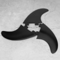 Miniatyrbild 5 av 8: 3st FCS surfbräda svansvattenfena set vänster mitten höger Surftillbehör Nylon Plast GlasfiberSurfbräda svansfena