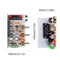 Miniatyrbillede 3 af 5: 50W+50W Dobbelt AC15-18V Stereo Lyd Effektforstærkerkort