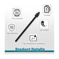 Miniatyrbilde 3 av 5: 50 stk. Nib-tupper Refill Erstatning Nib Stylus-tupper kompatible med Note10/Note10 Plus/Note 20/S7/S7 Plus