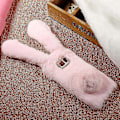 Miniatyrbillede 5 af 5: Bunny Design Rhinestone Plysset TPU Telefoncover til Samsung Galaxy S8 Zekai Hvid Stil F Samsung Galaxy S8
