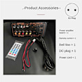 Miniatyrbillede 2 af 5: Max 300W Bluetooth Forstærkerkort 12V 24V 220V EU Stik