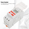 Miniatyrbillede 3 af 7: 12V DC 30A Ugentlig Timer Switch LCD Switch Control med Nedtællingsfunktion - Hvid - 1 stk.