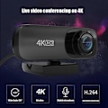 Pikkukuva 2 / 5: Webcam 4K Uhd 3840X2160P -webkamera laajakulmaobjektiivilla ja mikrofonilla