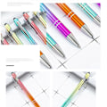 Miniatyrbillede 4 af 5: 50 stk. Gradient Metal Kuglepenne Touchscreen Kuglepen C