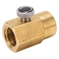 Miniatyrbillede 8 af 8: CO2-cylinderpatronadapter til husholdningssodavandsflaske i messing med påfyldningsadapter med pakningsringe