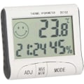 Miniatyrbillede 3 af 4: CD Rum Termometer Mini LCD Digitalt Rum Termometer Hygrometer Termometer Ur Skrivebord Vejr S