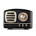 Miniatyrbild 1 av 5: Trådlösa retro stereohögtalare, portabla bluetooth-högtalare i gammal stil med kraftfullt ljud, samtalssvar, stöd för TF-kort, små utomhushögtalare för kök