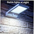 Miniatyrbillede 2 af 5: Solar Udendørs Væglampe, 36 LED Have Gade Vandtæt Sensor Lampe, Dagslys PIR Bevægelsesdetektion (Hvid)