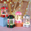 Miniatyrbillede 3 af 5: Jule Vind Lampe Julegaveæske Lampe Bordplade Dekoration Led Gaveæske Lille Natlampe Scene Layout (hvid)