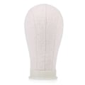 Miniatyrbilde 5 av 8: 21 tommers lerret hode parykk modell making mannequin hode hatt hodeplagg cap display manikin modell