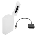 Miniatyrbild 6 av 8: SATA USB 3.0-adapter 2,5 tum 3,5 tum SSD HDD hårddisk kabel datortillbehör skyddslåda (vit)