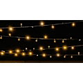 Miniatyrbillede 4 af 5: Klassisk Varmhvid LED-lys, længde 10 m, 220 V med stik, med timerfunktion, til indendørs og udendørs brug, juletræ