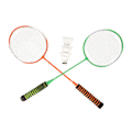 Pikkukuva 2 / 8: Badminton-mailasetti, jossa on erittäin joustava sieni, mukava ote, teräksestä valmistettu sulkapallomaila ja 3 sulkapalloa