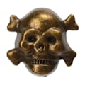 Miniatyrbilde 4 av 8: Hodeskaller Nagler 150sett Enkelt 13x12mm DIY Laget Spøkelseshode Bronse Punk Galvanisering Utseende Hodeskalleknapp
