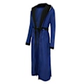 Pikkukuva 2 / 3: Hupullinen miesten fleece-aamutakki yöasu 4XL tummansininen musta