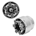 Miniatyrbillede 5 af 7: Universal topnøgle 3/8" drev Chrome Molybdæn stål reparationsværktøjsfittings (10-19 mm)